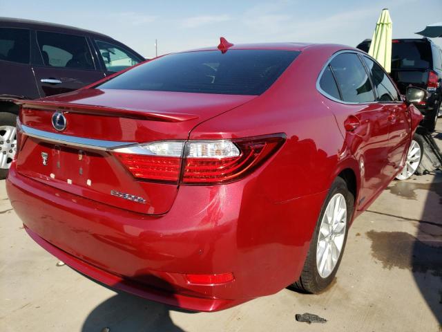 Photo 4 from auction – 2014 LEXUS ES 300H with VIN JTHBW1GG9E2043665