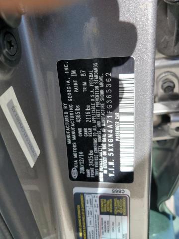 Photo 10 from auction – 2015 KIA OPTIMA EX with VIN 5XXGN4A71FG365362