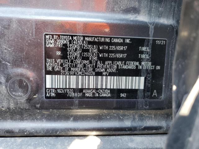 Photo 10 from auction – 2021 TOYOTA RAV4 LE with VIN 2T3G1RFV3MC246028