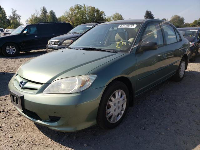 Photo 2 from auction – 2004 HONDA CIVIC LX with VIN 2HGES16534H546674