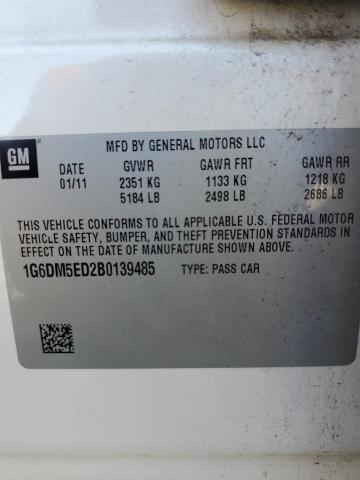 Photo 10 from auction – 2011 CADILLAC CTS PERFOR with VIN 1G6DM5ED2B0139485