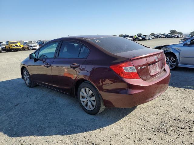 Photo 3 from auction – 2012 HONDA CIVIC LX with VIN 19XFB2F51CE350574
