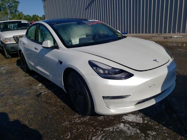 TESLA MODEL 3 2021 with VIN 5YJ3E1EB0MF855948 - Photo from auction