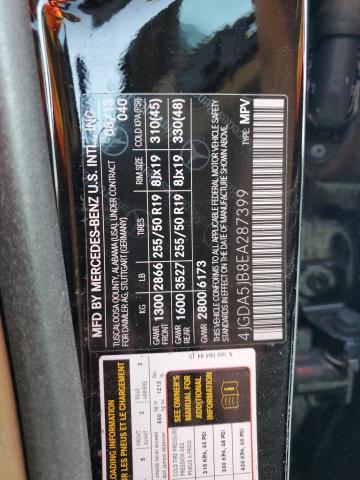 Photo 10 from auction – 2014 MERCEDES-BENZ ML 350 with VIN 4JGDA5JB8EA287399