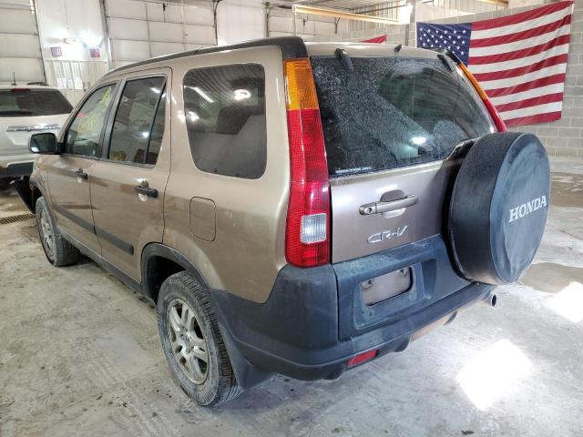 Photo 3 from auction – 2002 HONDA CR-V EX with VIN JHLRD78802C082136