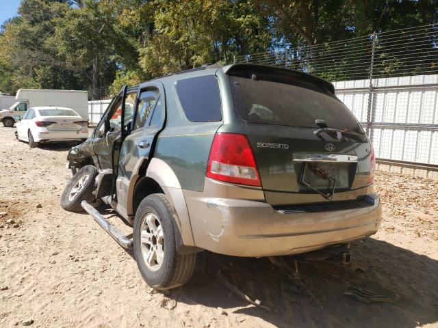 Photo 3 from auction – 2004 KIA SORENTO EX with VIN KNDJD733245273747