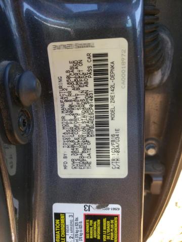 Foto 10 de la subasta – 2012 TOYOTA COROLLA BA con VIN 5YFBU4EE9CP014031