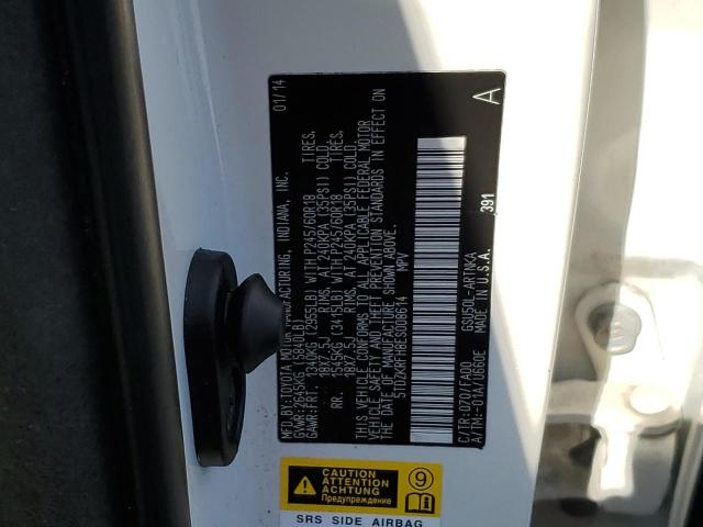 Photo 10 from auction – 2014 TOYOTA HIGHLANDER with VIN 5TDZKRFH8ES008614