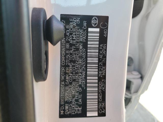 Photo 10 from auction – 2022 TOYOTA COROLLA LE with VIN JTDEPMAE2N3024809