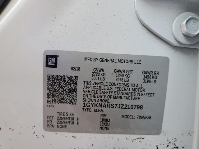 Photo 10 from auction – 2018 CADILLAC XT5 with VIN 1GYKNARS7JZ210798