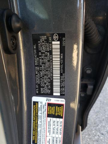 Photo 10 from auction – 2010 TOYOTA CAMRY BASE with VIN 4T1BF3EK8AU074193