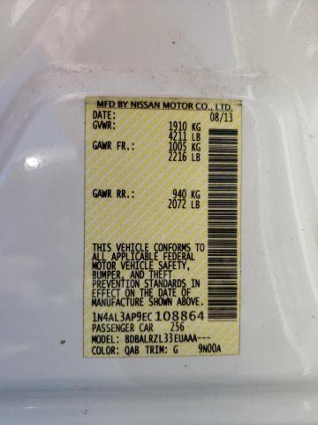 Photo 10 from auction – 2014 NISSAN ALTIMA 2.5 with VIN 1N4AL3AP9EC108864