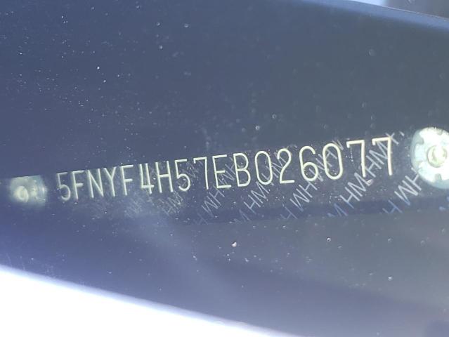 Photo 10 from auction – 2014 HONDA PILOT EXL with VIN 5FNYF4H57EB026077