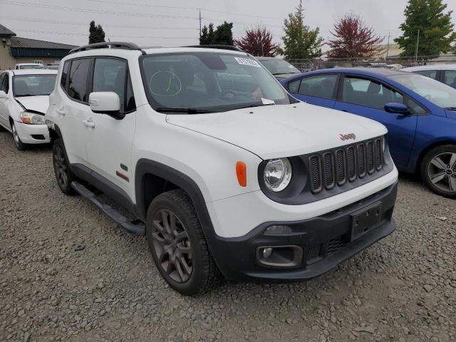 JEEP RENEGADE L 2016 with VIN ZACCJBBT2GPC84894 - Photo from auction
