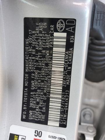 Photo 10 from auction – 2018 TOYOTA COROLLA L with VIN 2T1BURHE9JC986671