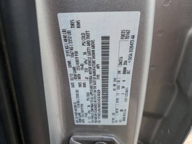 Photo 10 from auction – 2013 FORD ESCAPE TIT with VIN 1FMCU9J98DUD23029