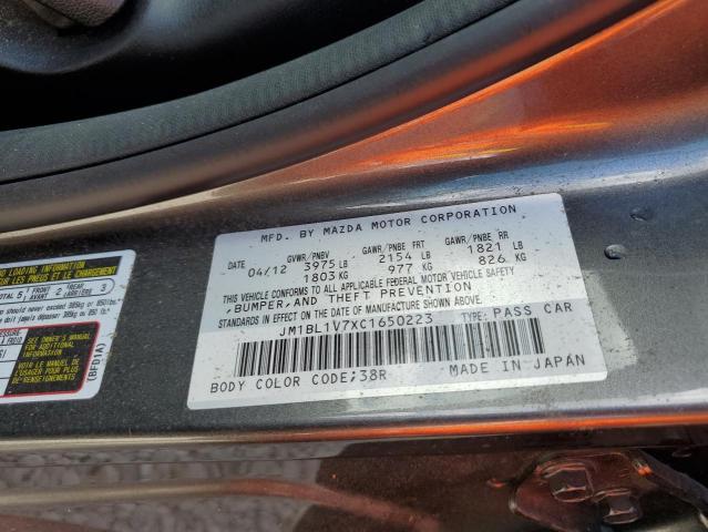 Zdjęcie 10 z aukcji – 2012 MAZDA 3 I z VIN JM1BL1V7XC1650223