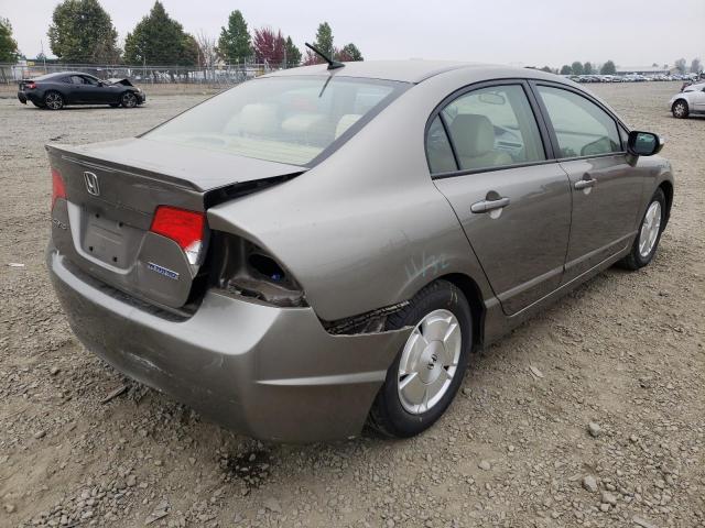 Photo 4 from auction – 2008 HONDA CIVIC HYBR with VIN JHMFA36218S014358
