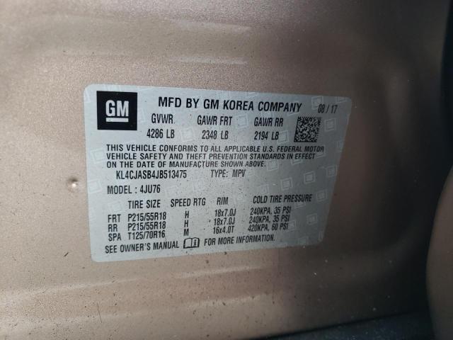 Photo 10 from auction – 2018 BUICK ENCORE PRE with VIN KL4CJASB4JB513475