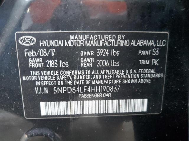 Photo 10 from auction – 2017 HYUNDAI ELANTRA SE with VIN 5NPD84LF4HH190837