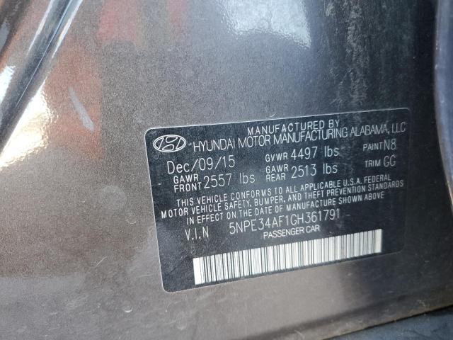 Photo 10 from auction – 2016 HYUNDAI SONATA SPO with VIN 5NPE34AF1GH361791