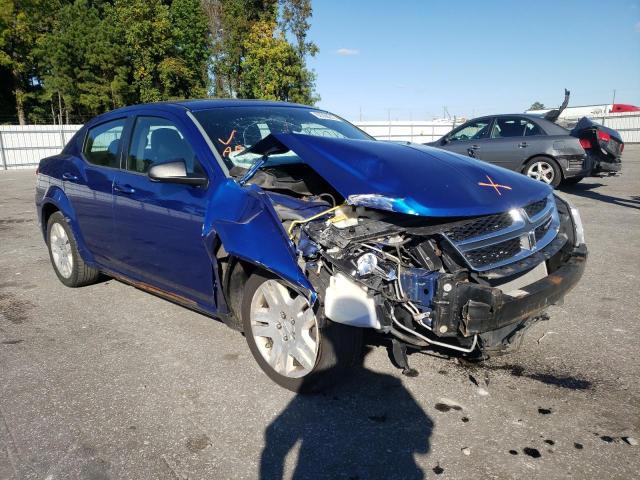 DODGE AVENGER SE 2014 with VIN 1C3CDZAB3EN129225 - Photo from auction