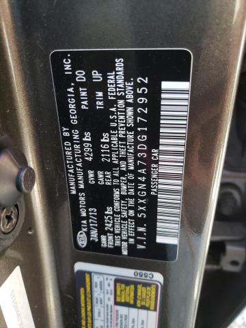 Photo 10 from auction – 2013 KIA OPTIMA EX with VIN 5XXGN4A73DG172952