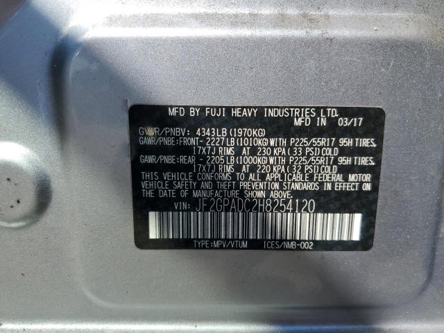 Photo 10 from auction – 2017 SUBARU CROSSTREK with VIN JF2GPADC2H8254120