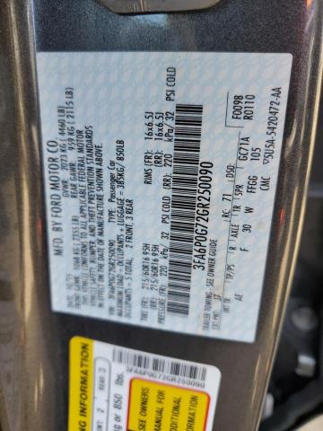Photo 10 from auction – 2016 FORD FUSION S with VIN 3FA6P0G72GR250090