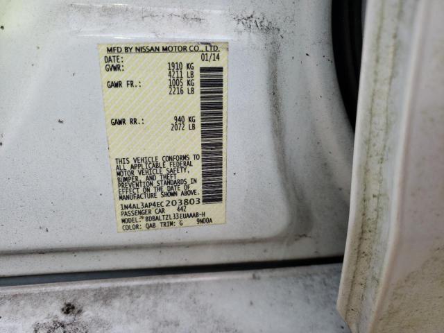 Photo 10 from auction – 2014 NISSAN ALTIMA 2.5 with VIN 1N4AL3AP4EC203803