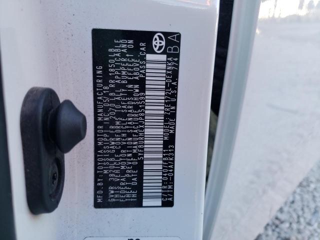 Foto 10 de la subasta – 2018 TOYOTA COROLLA L con VIN 5YFBURHEXJP851599