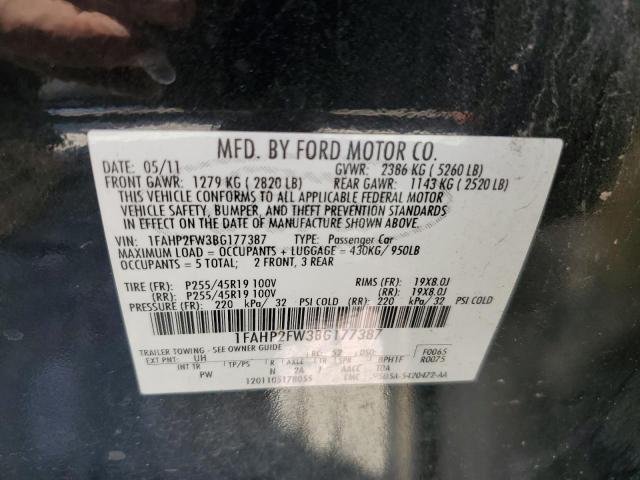 صورة رقم 10 من المزاد - 2011 FORD TAURUS LIM مع VIN 1FAHP2FW3BG177387