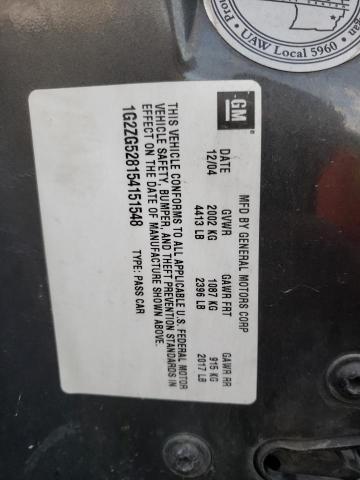 Photo 10 from auction – 2005 PONTIAC G6 with VIN 1G2ZG528154151548