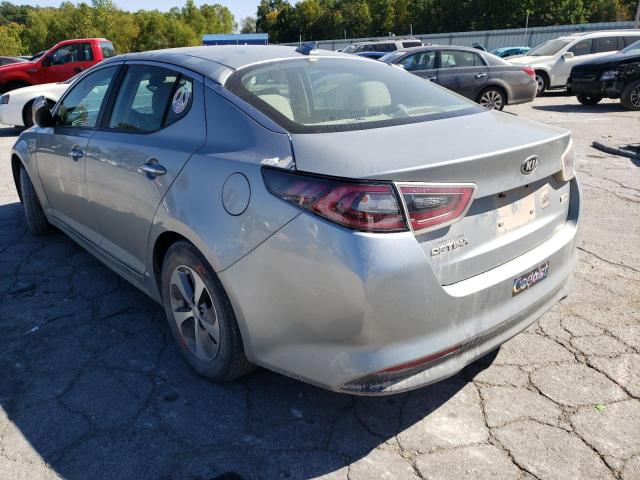 Photo 3 from auction – 2014 KIA OPTIMA HYB with VIN KNAGM4AD6E5068841