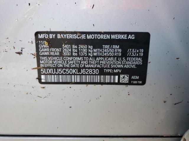 Photo 10 from auction – 2019 BMW X4 M40I with VIN 5UXUJ5C50KLJ62830
