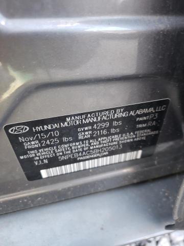 Photo 10 from auction – 2011 HYUNDAI SONATA GLS with VIN 5NPEB4AC5BH205013