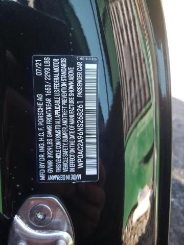 Photo 10 from auction – 2022 PORSCHE 911 GT3 with VIN WP0AC2A96NS268261