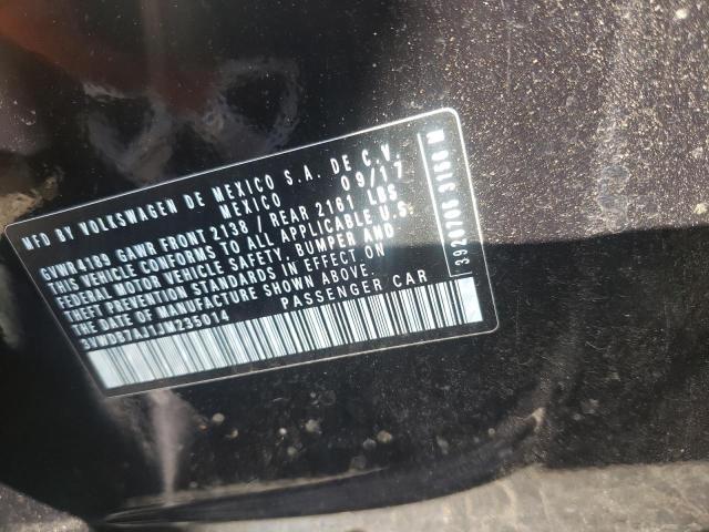 Photo 10 from auction – 2018 VOLKSWAGEN JETTA SE with VIN 3VWDB7AJ1JM235014