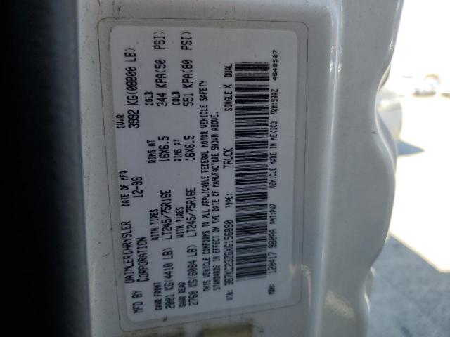 Photo 10 from auction – 1999 DODGE RAM 2500 with VIN 3B7KC23Z6XG156880