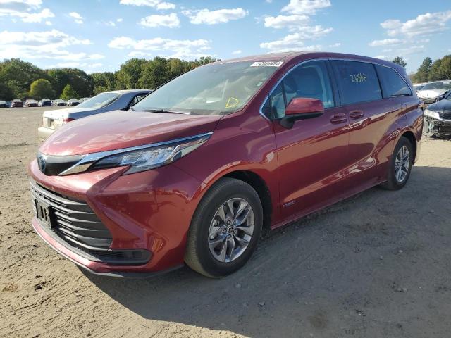 Photo 2 from auction – 2021 TOYOTA SIENNA LE with VIN 5TDKRKEC8MS042500