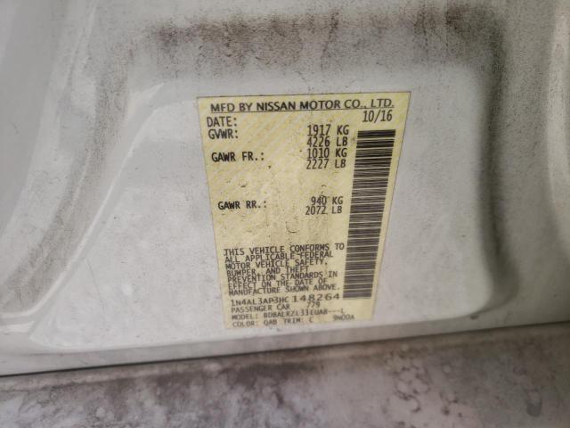 Photo 10 from auction – 2017 NISSAN ALTIMA 2.5 with VIN 1N4AL3AP3HC148264