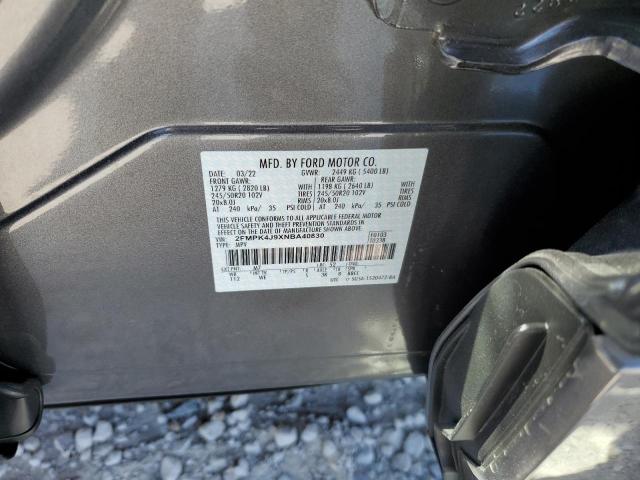 Photo 10 from auction – 2022 FORD EDGE SEL with VIN 2FMPK4J9XNBA40830