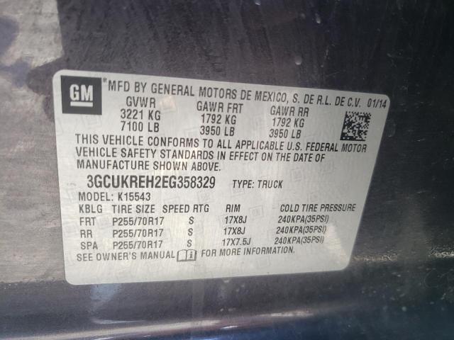Photo 10 from auction – 2014 CHEVROLET SILVERADO with VIN 3GCUKREH2EG358329