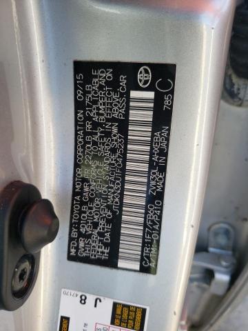 Photo 10 from auction – 2015 TOYOTA PRIUS with VIN JTDKN3DU1F0475237