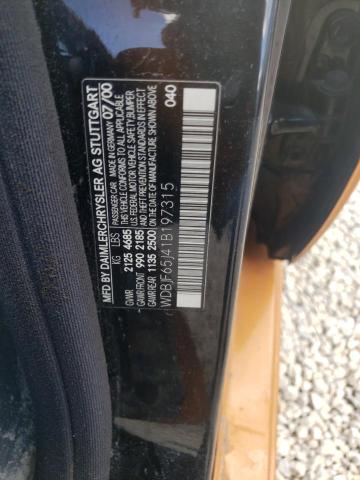 Photo 10 from auction – 2001 MERCEDES-BENZ E 320 with VIN WDBJF65J41B197315