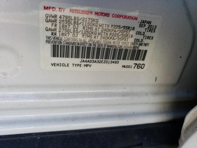 Photo 10 from auction – 2014 MITSUBISHI OUTLANDER with VIN JA4AD3A32EZ013493