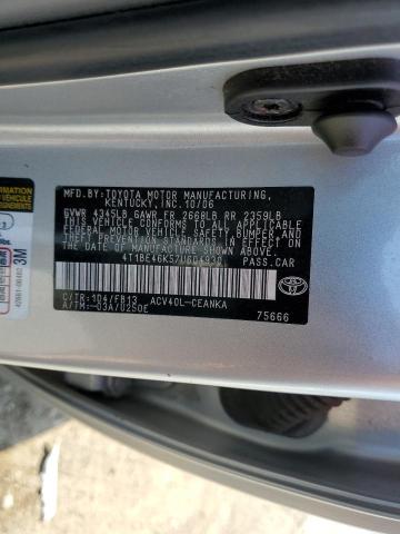 Photo 10 from auction – 2007 TOYOTA CAMRY CE with VIN 4T1BE46K57U604930