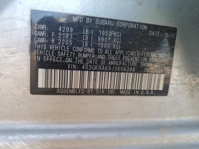 Photo 10 from auction – 2018 SUBARU IMPREZA with VIN 4S3GKAA69J3606348