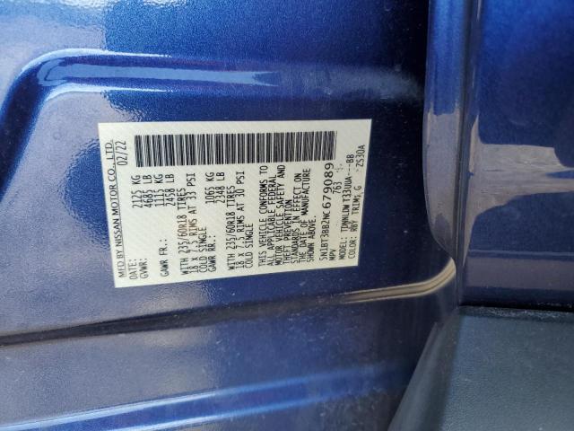 Photo 10 from auction – 2022 NISSAN ROGUE SV with VIN 5N1BT3BB2NC679089