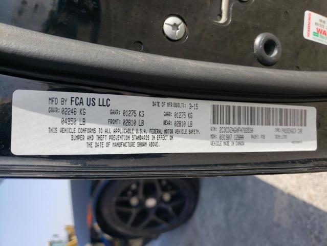Photo 10 from auction – 2015 DODGE CHALLENGER with VIN 2C3CDZAGXFH783550